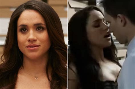 meghan markel naked|Meghan Markle strips NAKED in seductive Suits sex scene